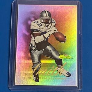 Emmitt Smith #54 2000 Fleer Showcase Football Trading Card
